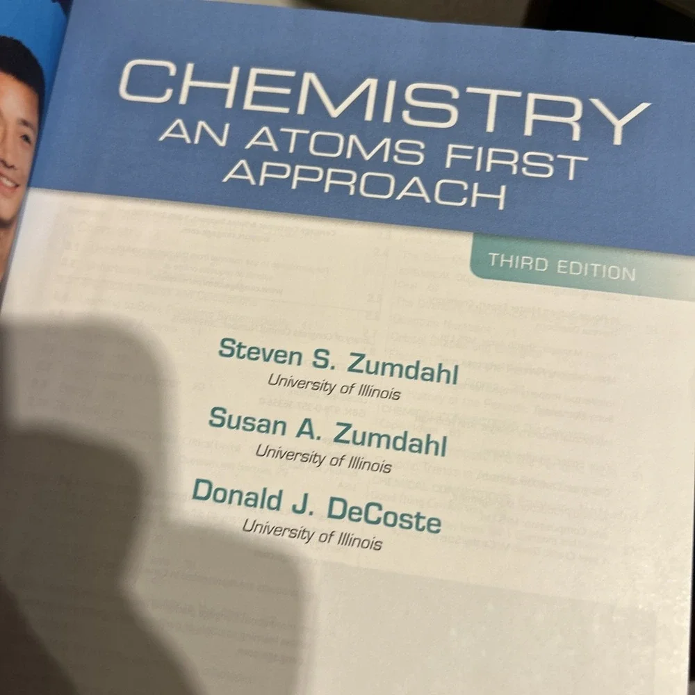 Chemistry An Atoms‎ First Approach by Donald J. DeCoste, Steven Zumdahl Textbook